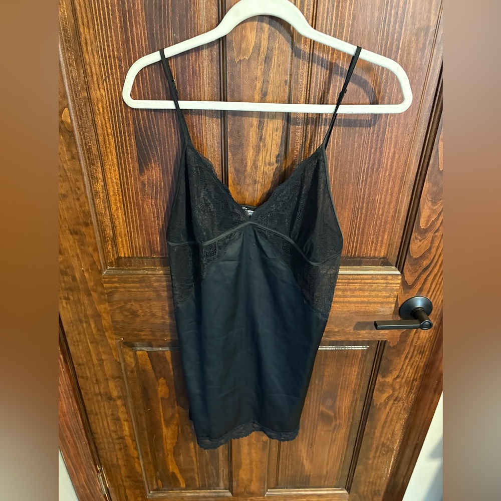 Abercrombie & Fitch black slip camisole sleep dress size large used
